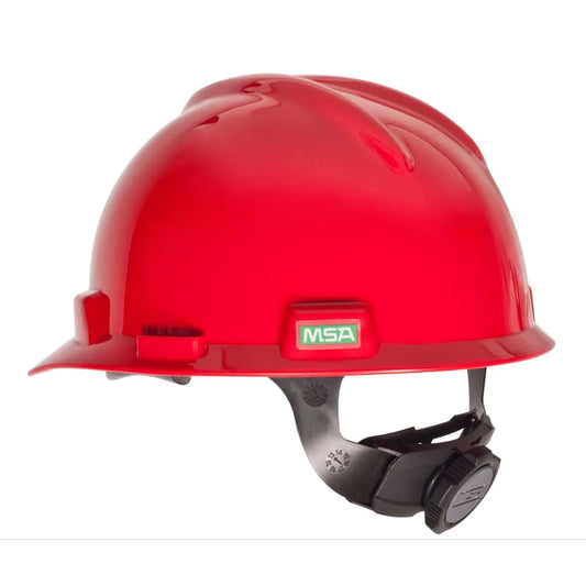 CASCO MSA V-GARD ROJO